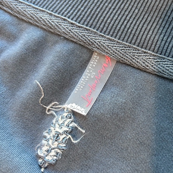 Free People Oversized Key Player Sweatshirt Size Small - Picture 10 of 11